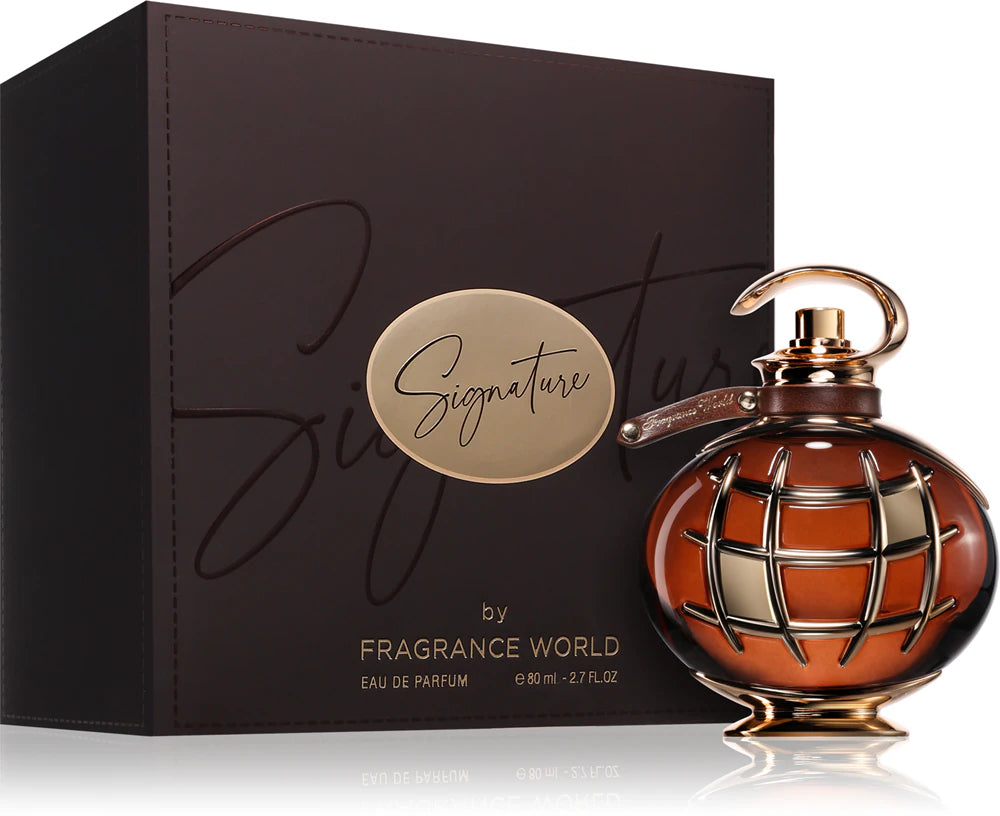 Signature Brown – Fragrance World – Eau de Parfum 80ml (Unisex)